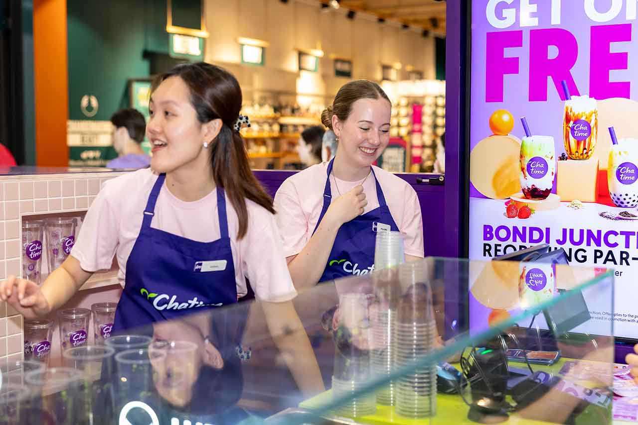Inside a Chatime store
