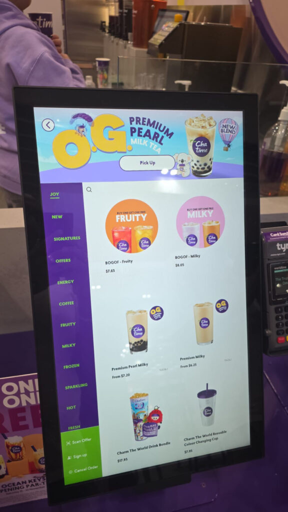 Chatime bubble tea being prepared at the new WA franchise location